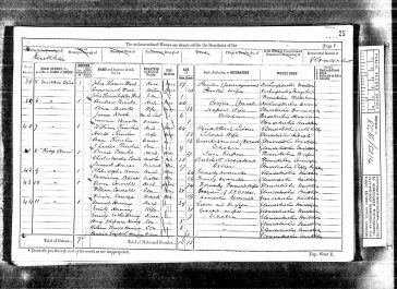 1871 Census - Mickleton