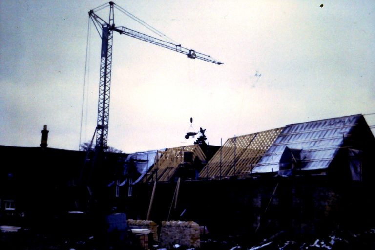 Building work at Greyrick Building work at Greyrick | Copyright Mickleton Community Archive