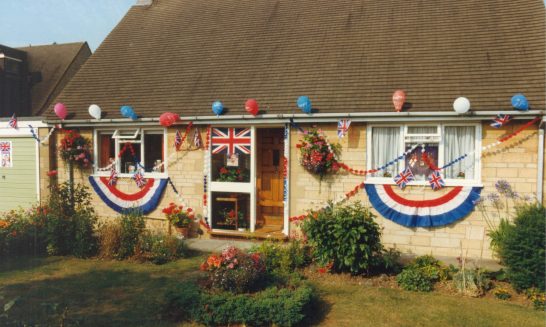 House Decorated for Royal Wedding