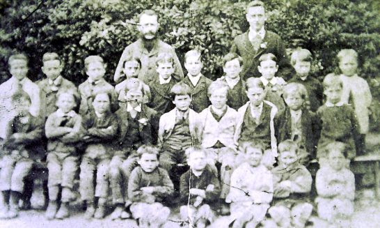 School class - boys, 1880-90