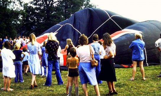 Air Balloon at Mickleton Fete, 1976