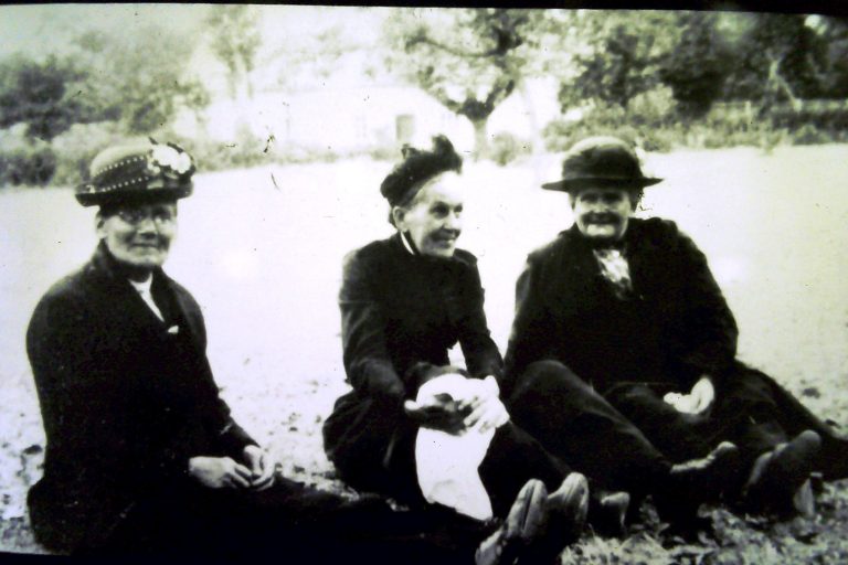 Three ladies Three ladies | Copyright Mickleton Community Archive