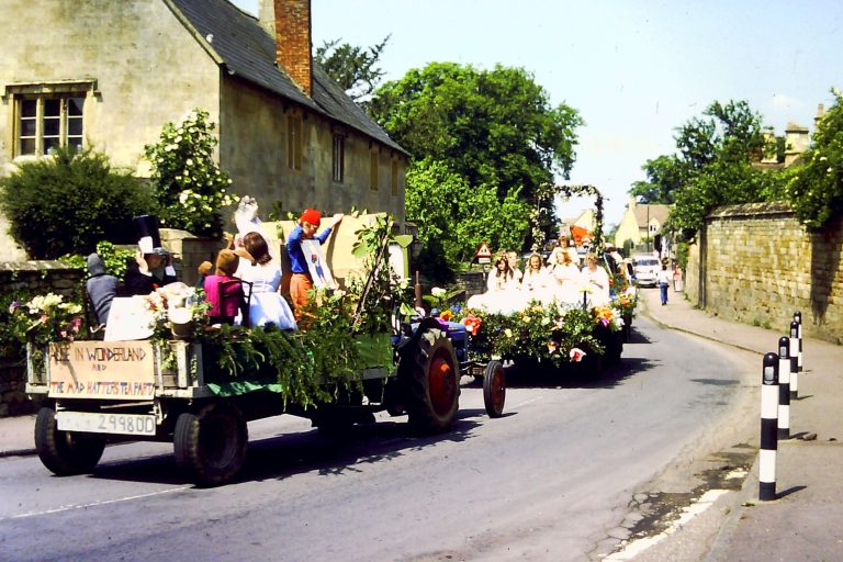 Float procession at Mickleton Fete Float procession at Mickleton Fete | Copyright Mickleton Community Archive